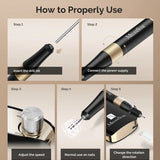 SM200F Rechargeable Nail Drill 35000RPM - thePINKchair.ca - efile - Melody Susie
