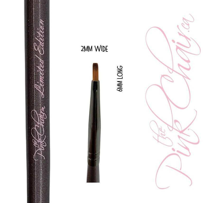 Small Square Brush by thePINKchair - thePINKchair.ca - Brushes - thePINKchair nail studio