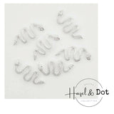 Snake Charms (SILVER), Snacks by Hazel & Dot