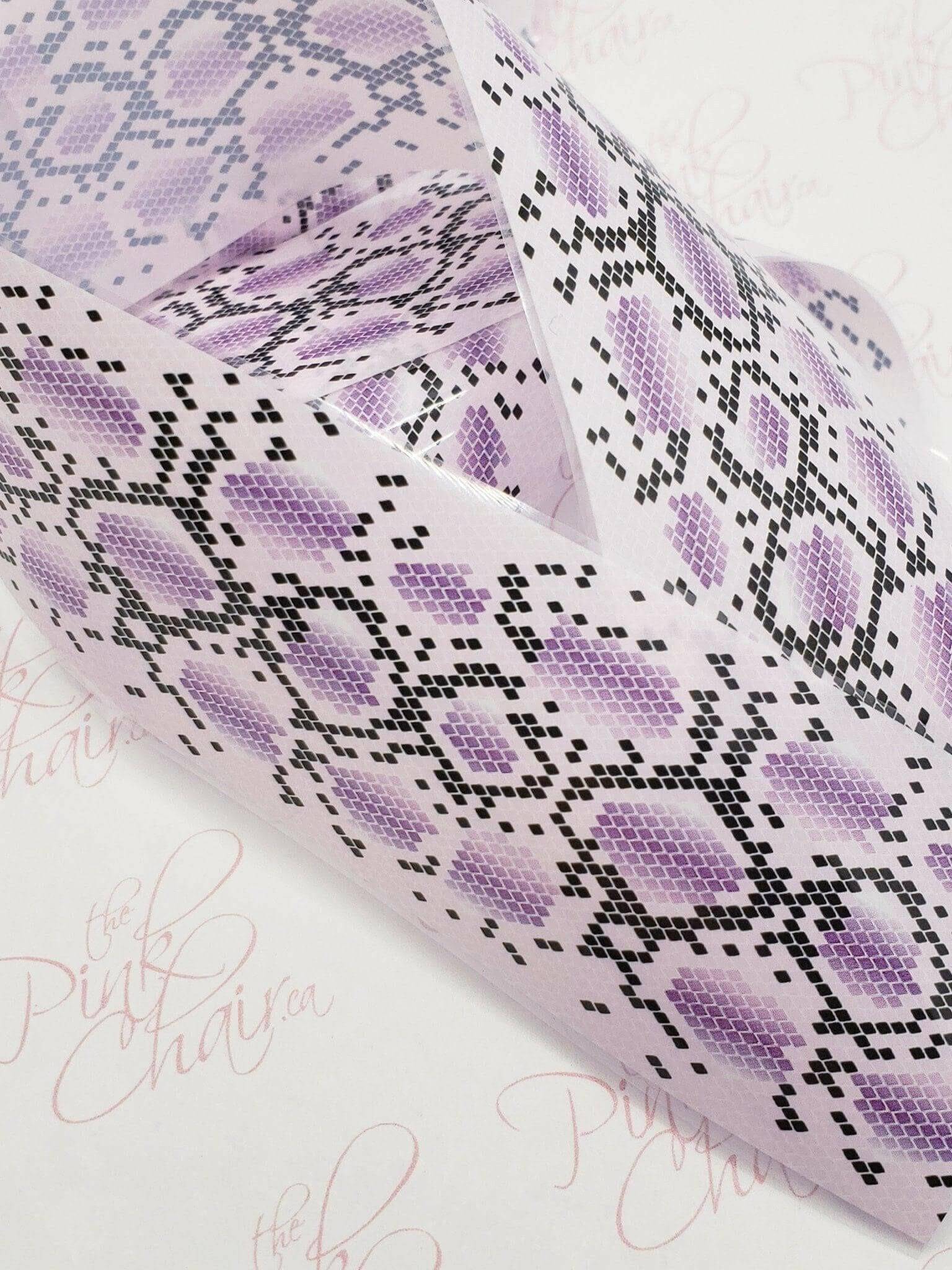 Snakeskin Transfer Foil - 1 - thePINKchair.ca - Nail Art - thePINKchair nail studio