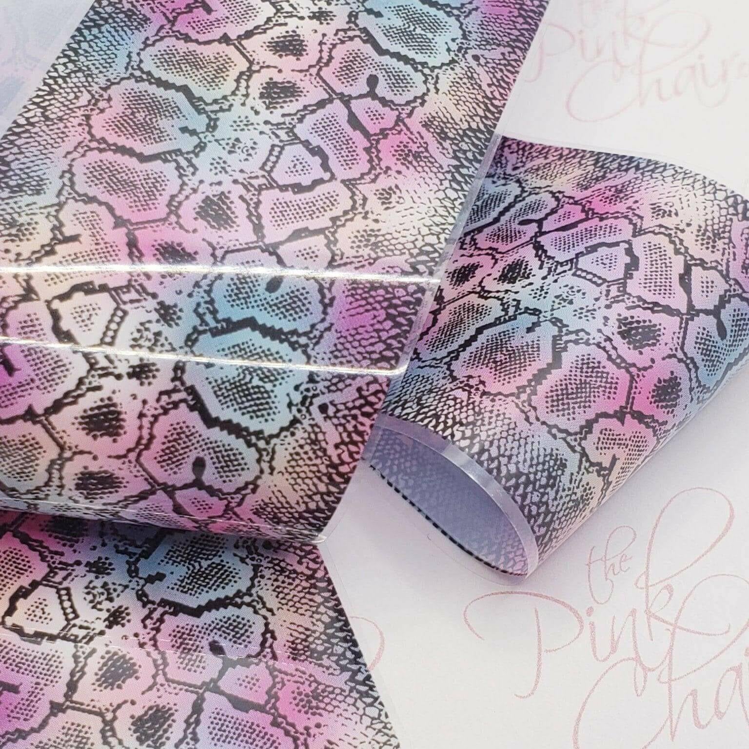 Snakeskin Transfer Foil - 3 - thePINKchair.ca - Nail Art - thePINKchair nail studio