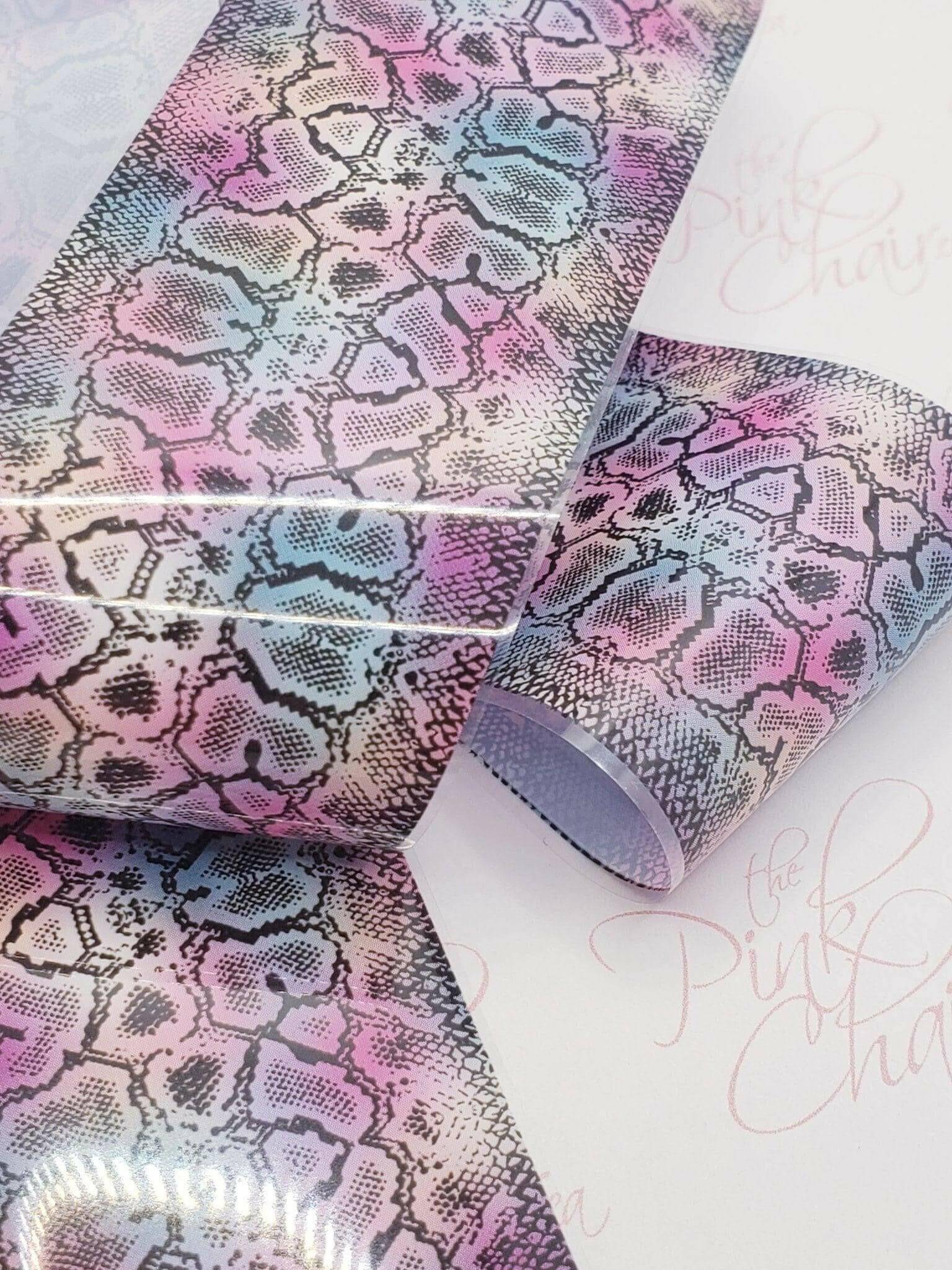 Snakeskin Transfer Foil - 3 - thePINKchair.ca - Nail Art - thePINKchair nail studio