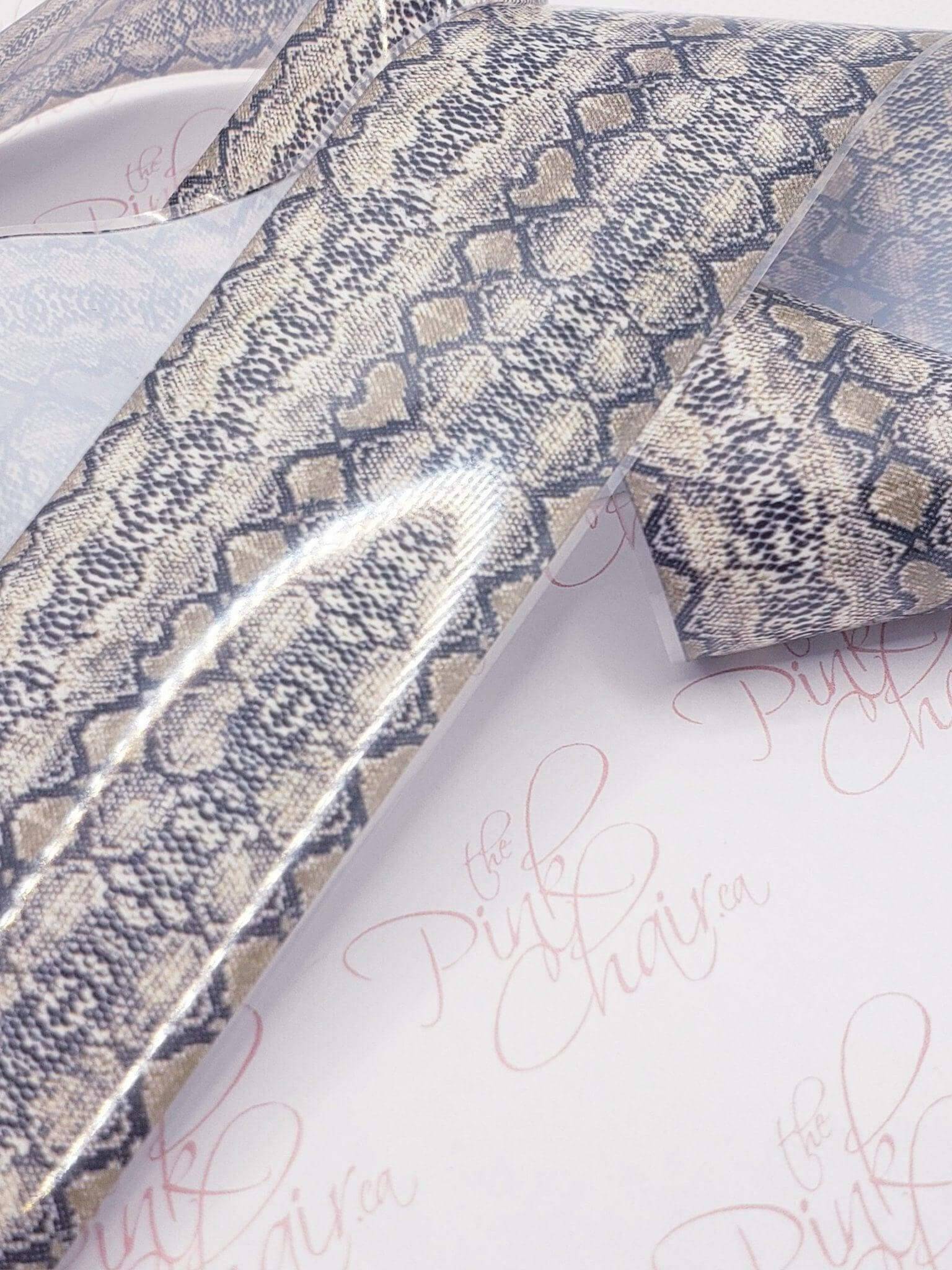 Snakeskin Transfer Foil - 5 - thePINKchair.ca - Nail Art - thePINKchair nail studio