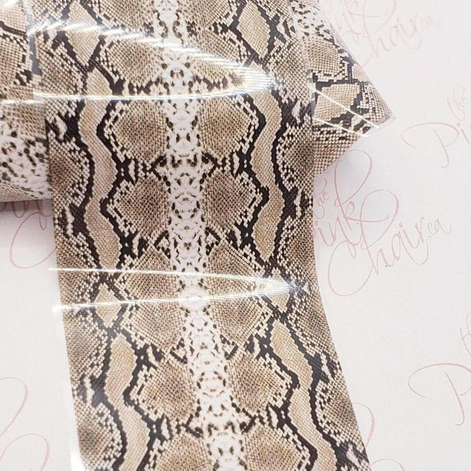 Snakeskin Transfer Foil - 8 - thePINKchair.ca - Nail Art - thePINKchair nail studio