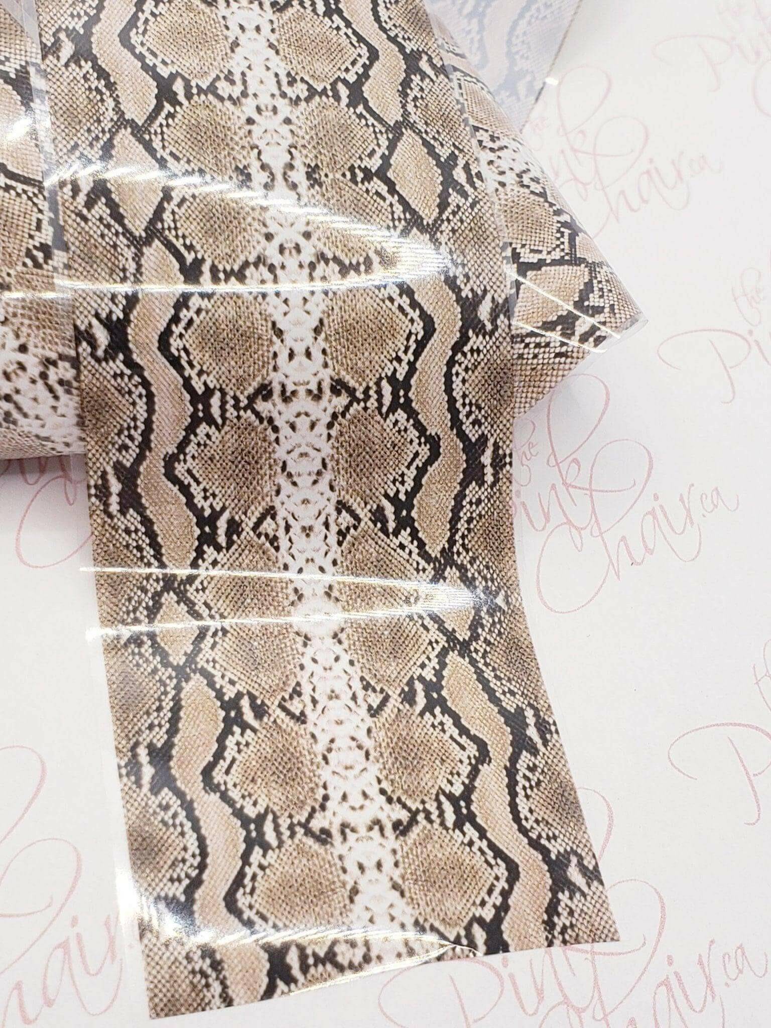 Snakeskin Transfer Foil - 8 - thePINKchair.ca - Nail Art - thePINKchair nail studio