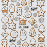 Snowed In – Christmas Nail Art Stickers - thePINKchair.ca - nail art - thePINKchair.ca