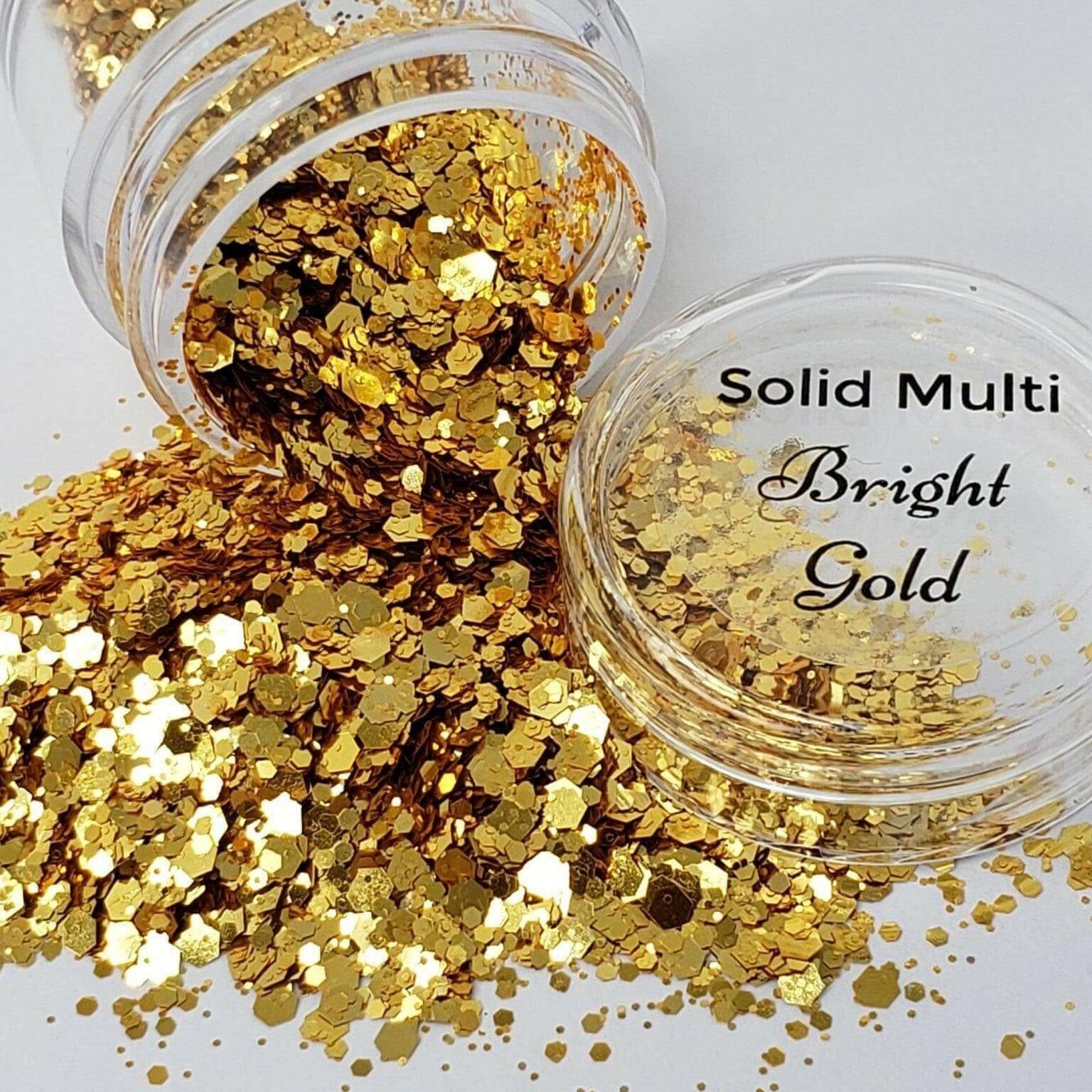 Solid Multi Bright Gold, Glitter (328) - thePINKchair.ca - Glitter - thePINKchair nail studio