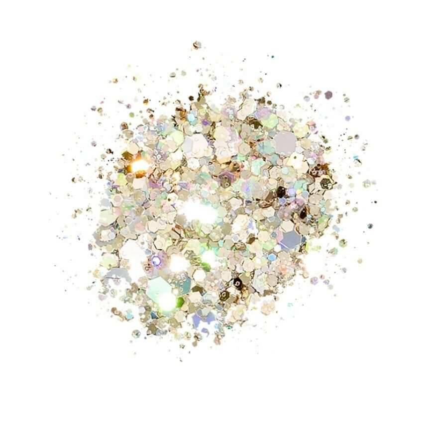 SP214, Golden Goddess Sprinkle On Glitter by Kiara Sky - thePINKchair.ca