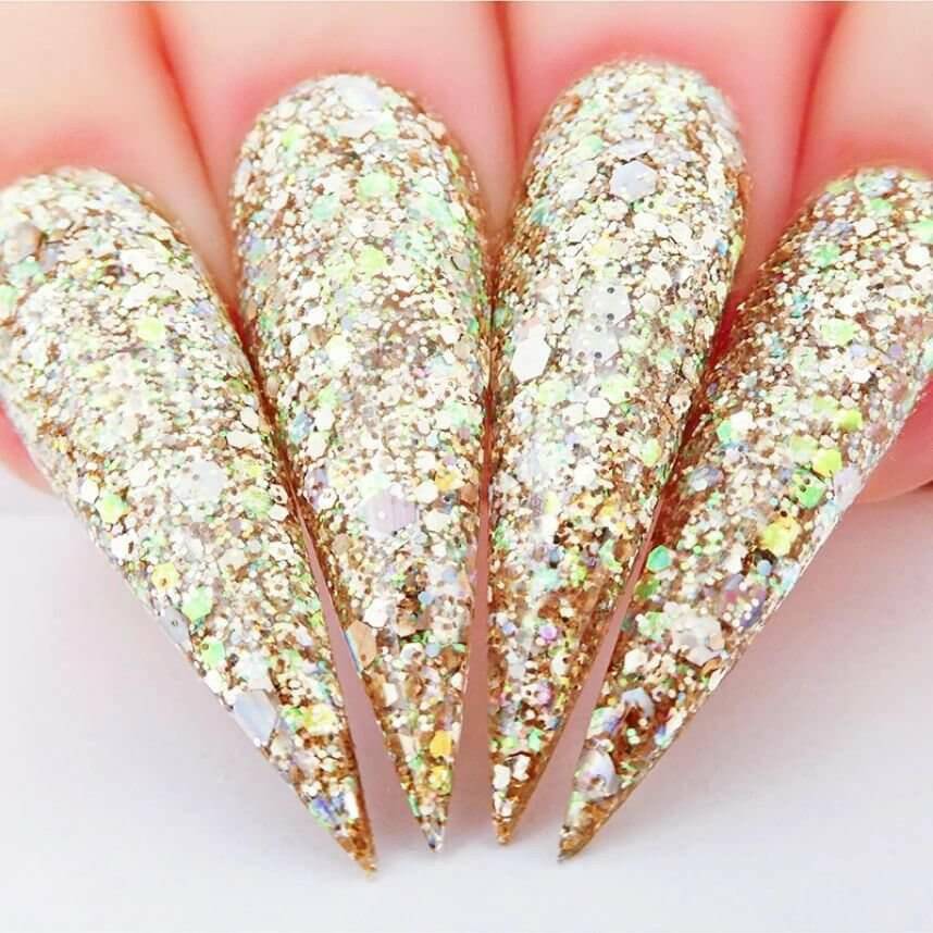 SP214, Golden Goddess Sprinkle On Glitter by Kiara Sky - thePINKchair.ca