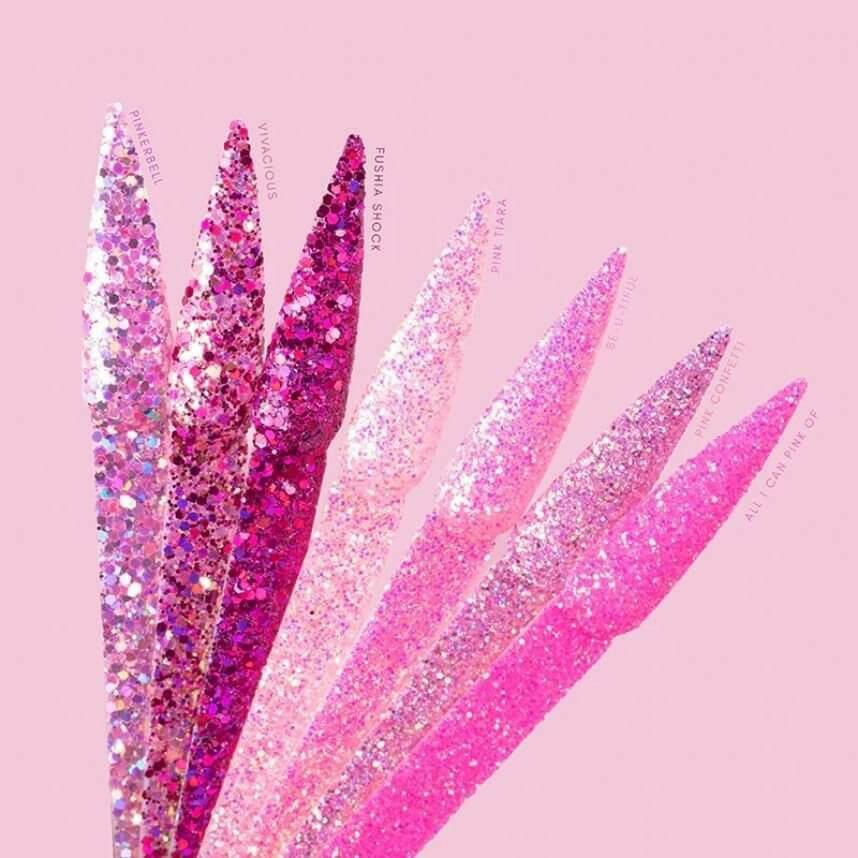 SP269, Pink Tiara MINI - thePINKchair.ca - Glitter - Kiara Sky