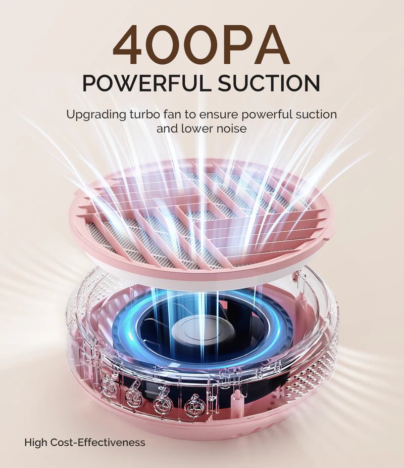 SProR Cordless & Rechargeable Nail Dust Collector - thePINKchair.ca - efile - Melody Susie