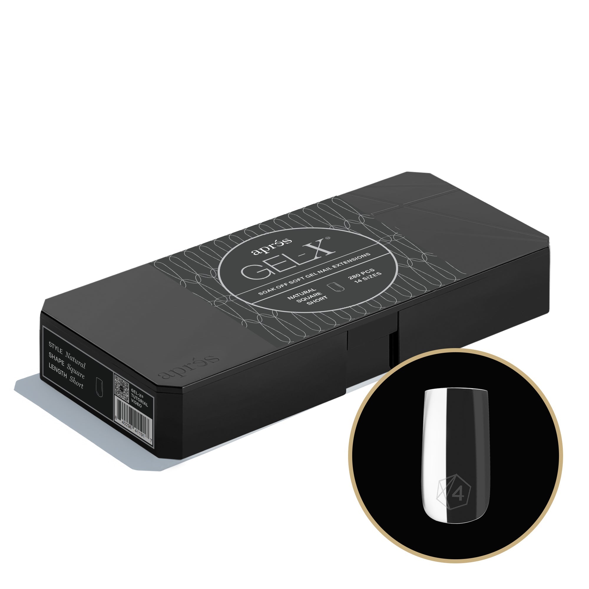 SQUARE Apres Gel-X MINI Tip Box - thePINKchair.ca - Tips - Apres