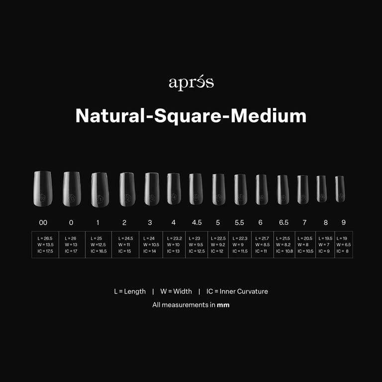 SQUARE Gel - X® Tip Box - Pro (600pcs) - thePINKchair.ca - Tips - Apres