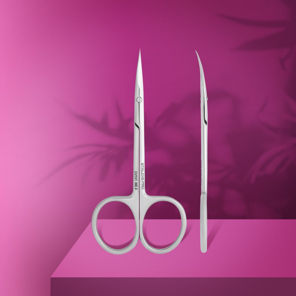 Staleks Professional Cuticle Scissors Expert 50 Type 3 | SE-50/3 - thePINKchair.ca - Tools - Staleks
