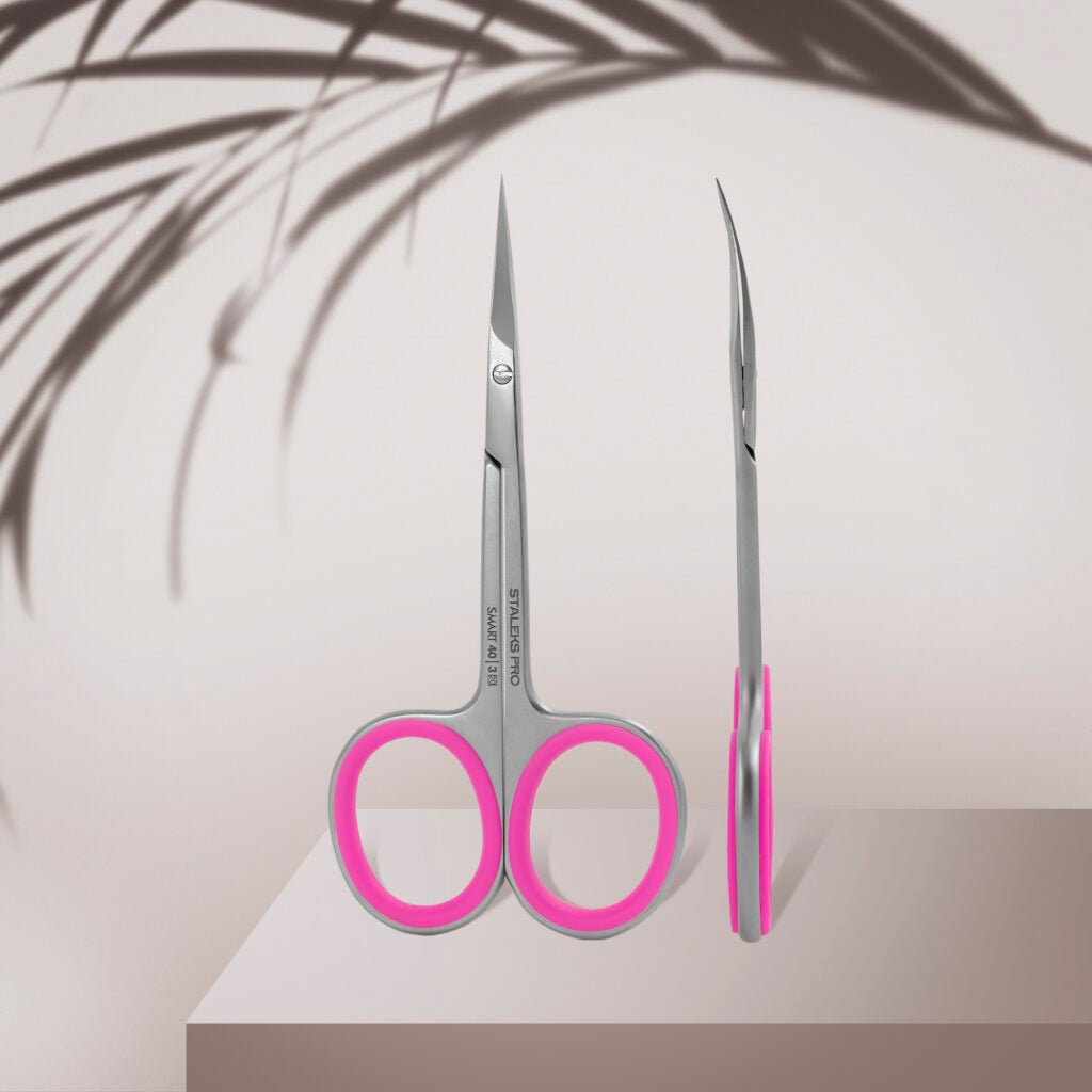 Staleks Professional Cuticle Scissors Smart 40 Type 3 | SS-40/3 - thePINKchair.ca - Tools - Staleks
