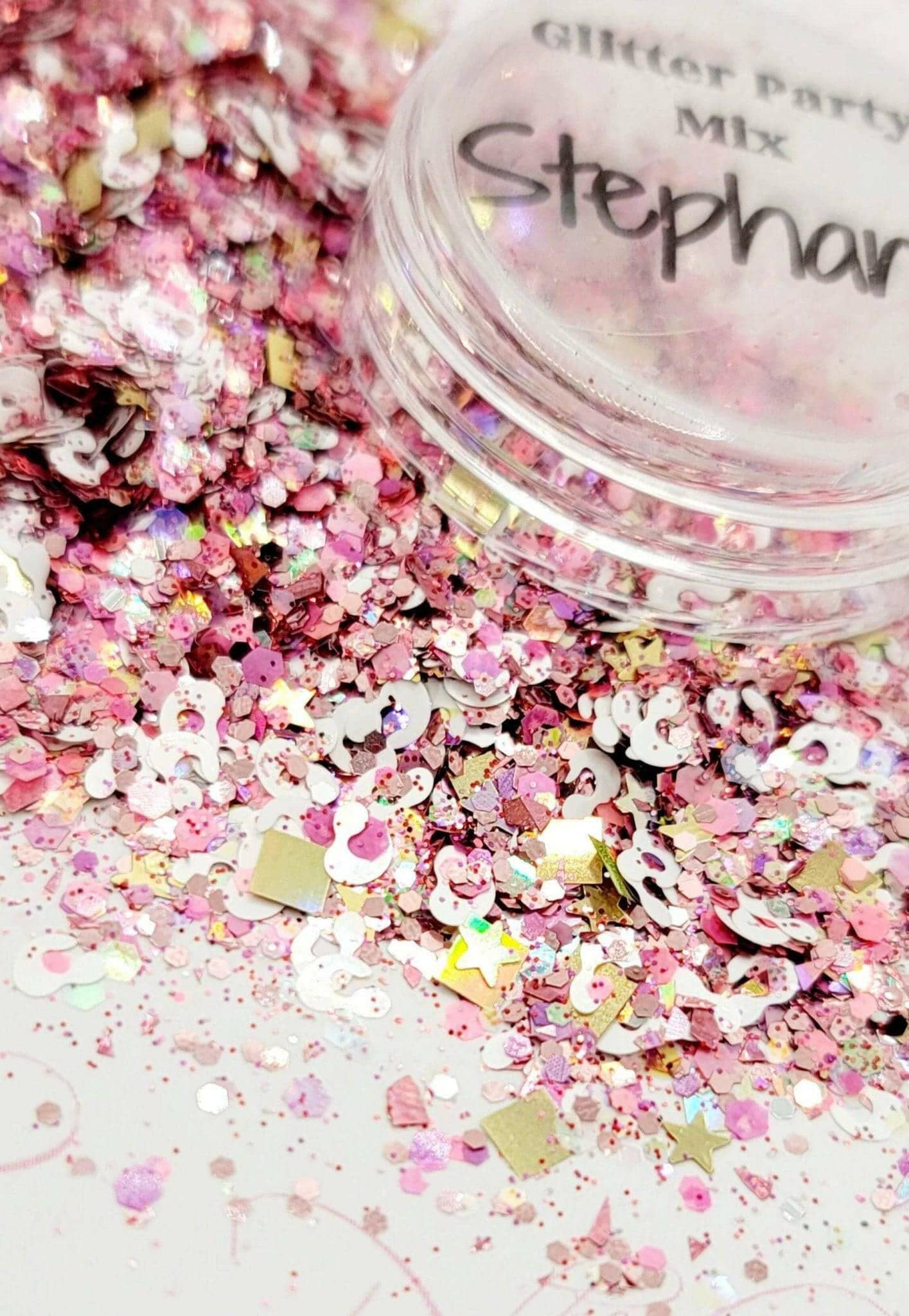 Stephanie, Glitter Party Mix (243) - thePINKchair.ca - Glitter - thePINKchair nail studio