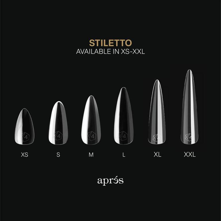 STILETTO Gel - X® Tip Box - Pro (600pcs) - thePINKchair.ca - Tips - Apres
