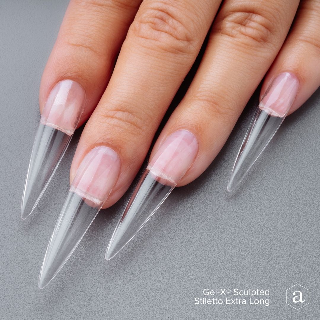 Après Gel-X Sculpted Stiletto Extra Long — manicure