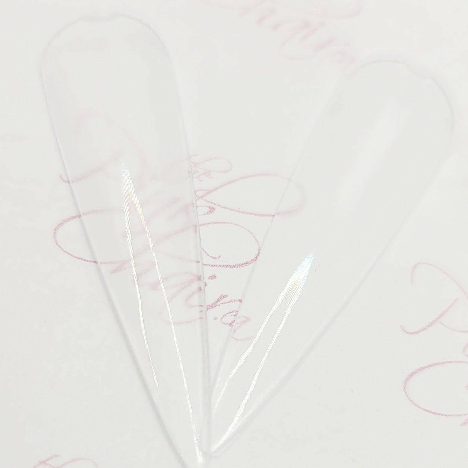 Stiletto Practice Tips(240pcs/CLEAR) by thePINKchair - thePINKchair.ca - Nail Art - thePINKchair nail studio