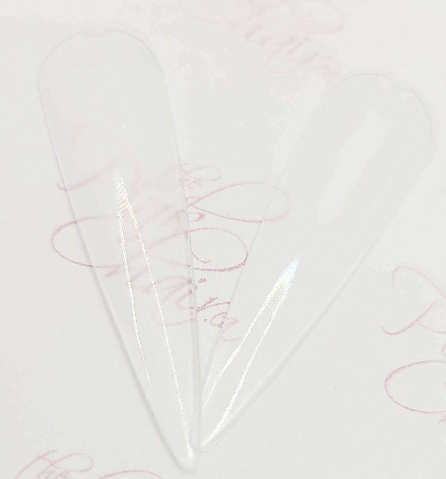 Stiletto Practice Tips(240pcs/CLEAR) by thePINKchair - thePINKchair.ca - Nail Art - thePINKchair nail studio