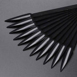 Stiletto Swatch Sticks (BLACK/50pcs) by thePINKchair - thePINKchair.ca - Tips - thePINKchair nail studio
