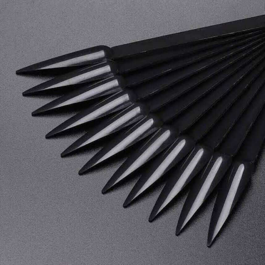 Stiletto Swatch Sticks (BLACK/50pcs) by thePINKchair - thePINKchair.ca - Tips - thePINKchair nail studio