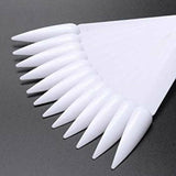 Stiletto Swatch Sticks (WHITE/50pcs) by thePINKchair - thePINKchair.ca - Tips - thePINKchair nail studio