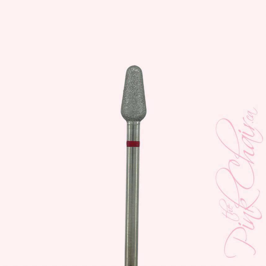 Stubby Cone Diamond Cuticle Bit (FINE) by thePINKchair - thePINKchair.ca - efile bit - thePINKchair nail studio