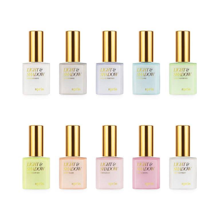 Summer Collection Light & Shadow - Set of 10 - thePINKchair.ca - gel polish - Apres