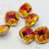 Sunset, Cushion (8x8mm/6pcs) by thePINKchair - thePINKchair.ca - Rhinestone - thePINKchair nail studio