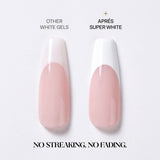 Super White (HEMA/TPO-Free) - thePINKchair.ca - gel polish - Apres