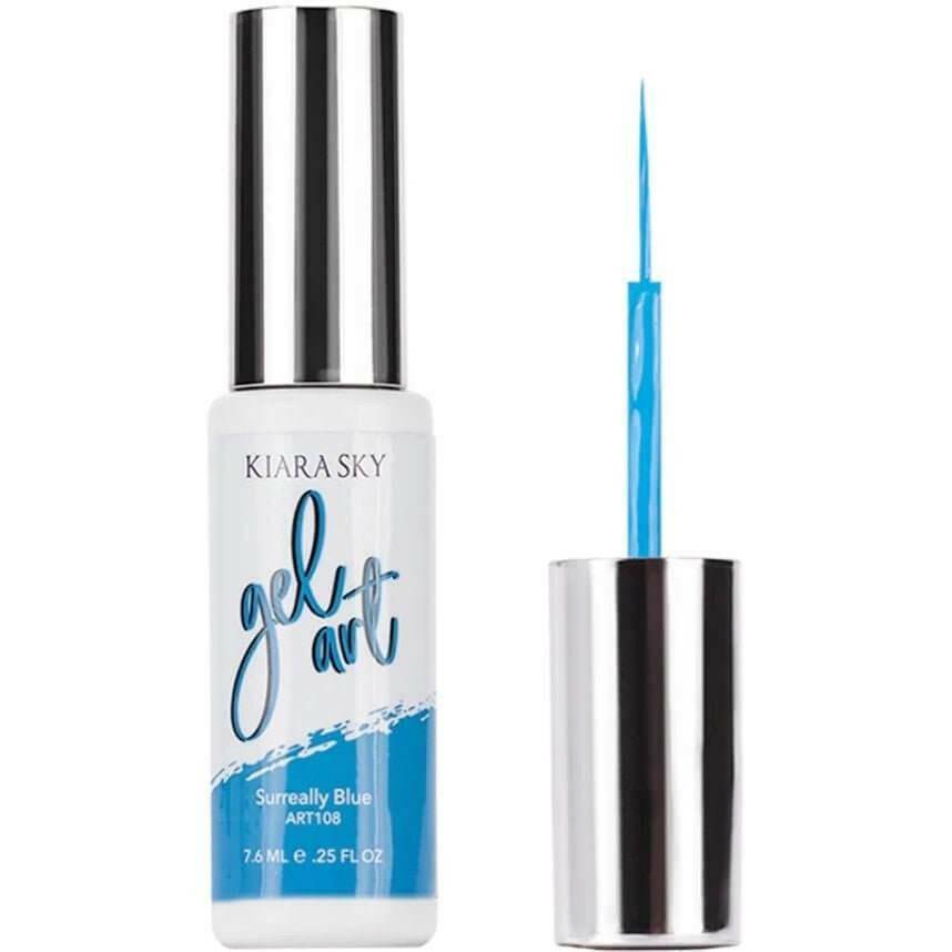 Surreally Blue Gel Art Paint by Kiara Sky - thePINKchair.ca - Nail Art - Kiara Sky