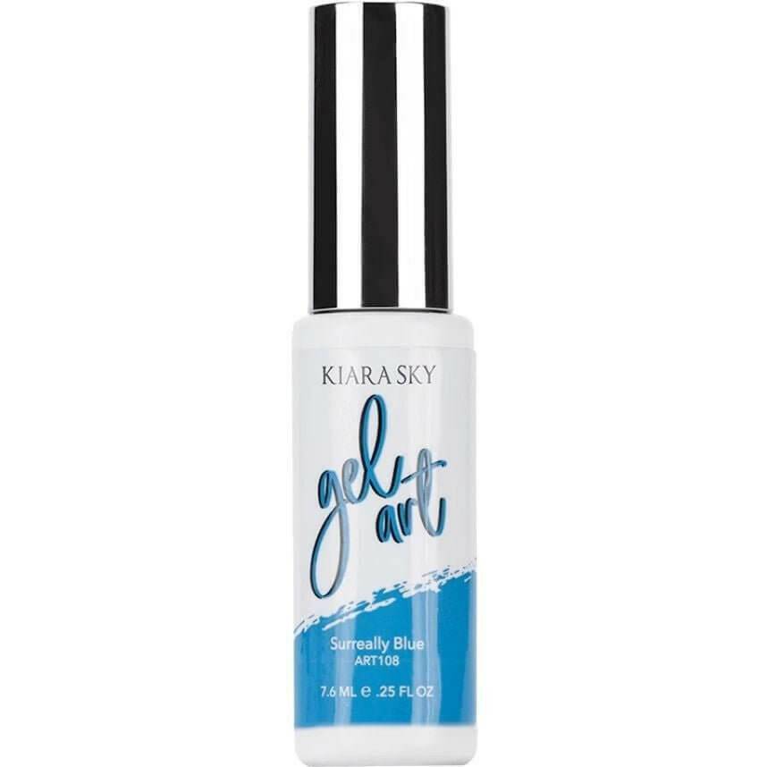 Surreally Blue Gel Art Paint by Kiara Sky - thePINKchair.ca - Nail Art - Kiara Sky