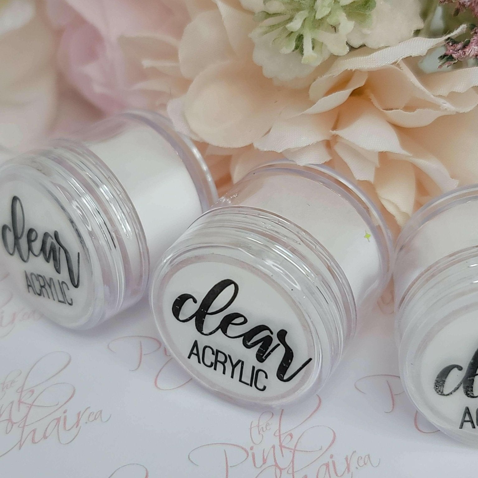 Sweater Nail Powder - Clear Acrylic (413) - thePINKchair.ca - Nail Art - thePINKchair nail studio