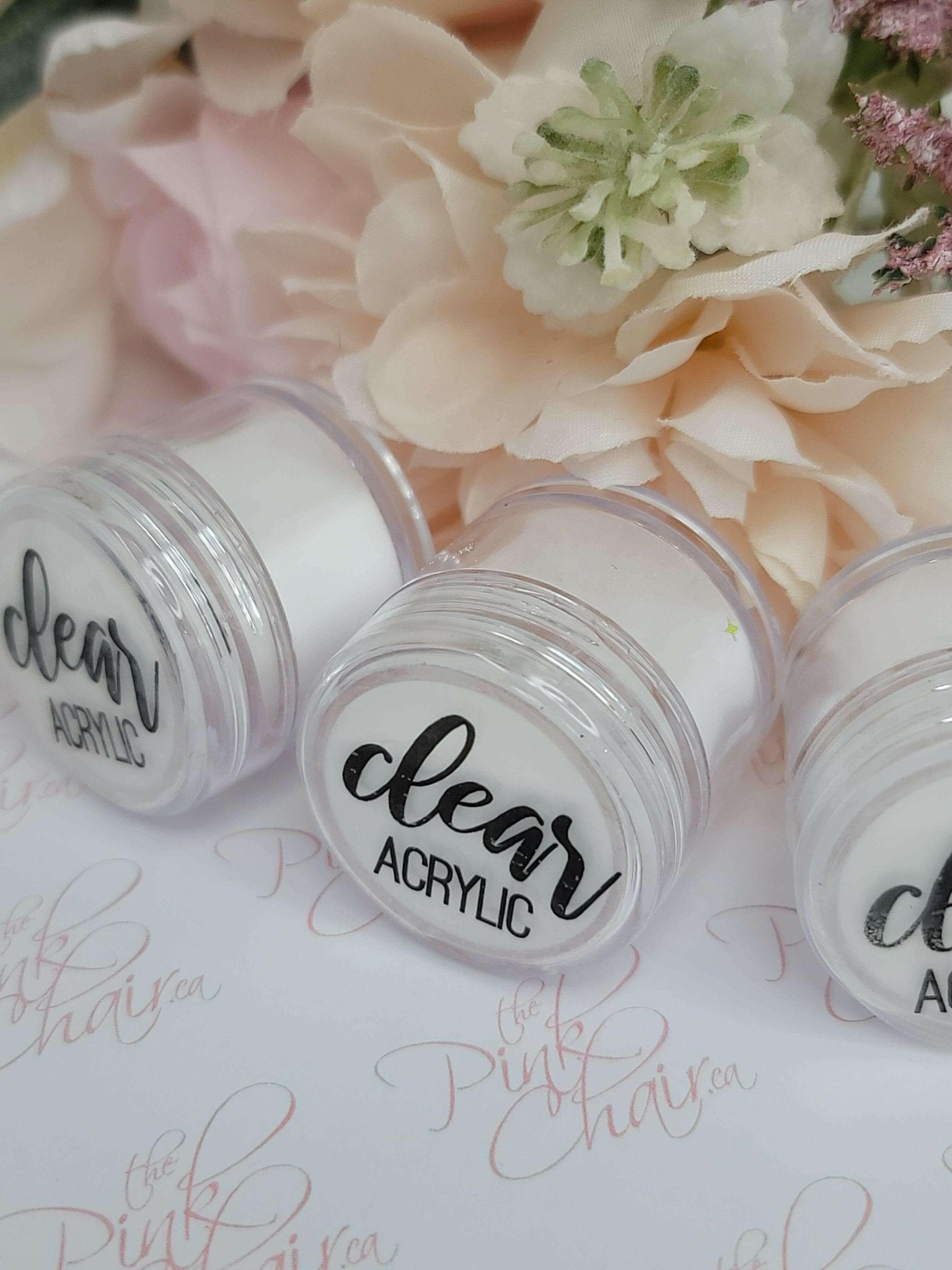 Sweater Nail Powder - Clear Acrylic (413) - thePINKchair.ca - Nail Art - thePINKchair nail studio