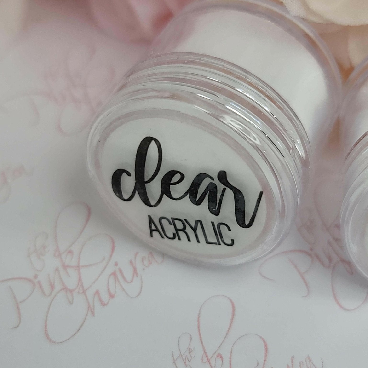 Sweater Nail Powder - Clear Acrylic (413) - thePINKchair.ca - Nail Art - thePINKchair nail studio