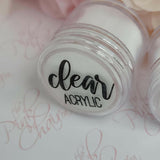 Sweater Nail Powder - Clear Acrylic (413) - thePINKchair.ca - Nail Art - thePINKchair nail studio