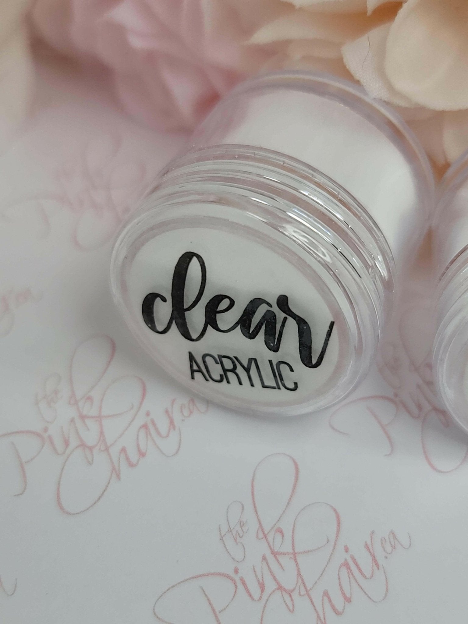 Sweater Nail Powder - Clear Acrylic (413) - thePINKchair.ca - Nail Art - thePINKchair nail studio