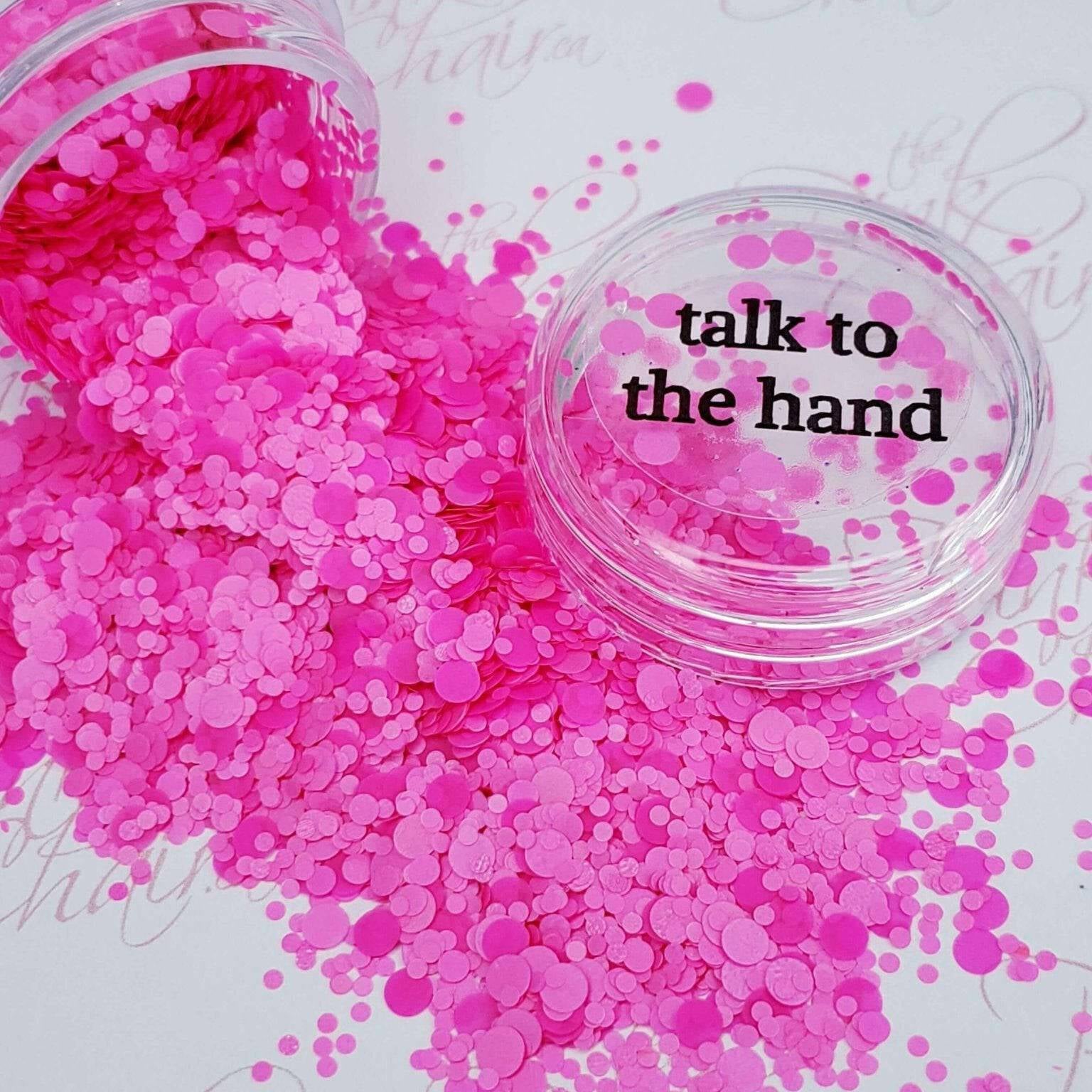 Talk to the Hand, Glitter (216) - thePINKchair.ca - Glitter - thePINKchair nail studio