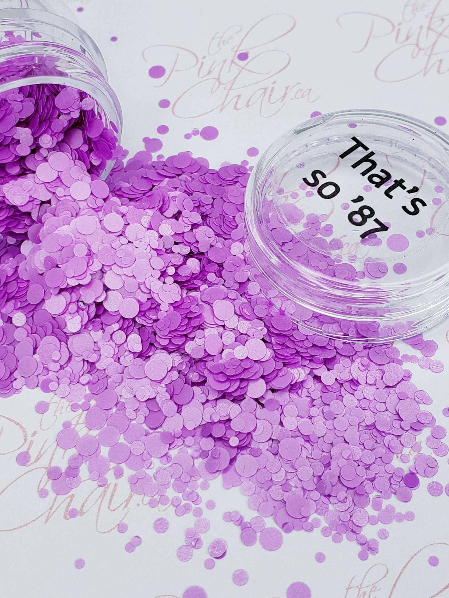 That's so '87, Glitter (211) - thePINKchair.ca - Glitter - thePINKchair nail studio