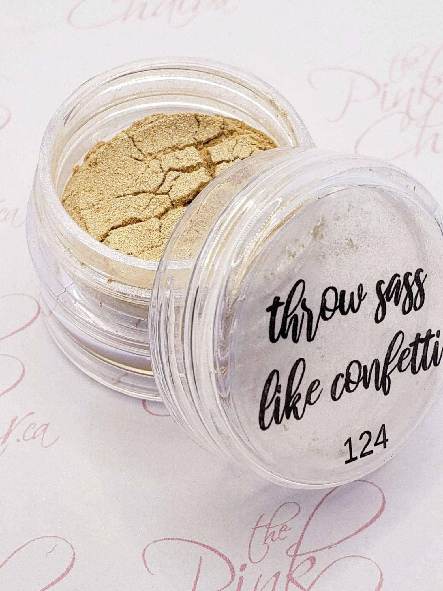 Throw Sass like Confetti, Pigment by thePINKchair - thePINKchair.ca - Nail Art - thePINKchair nail studio