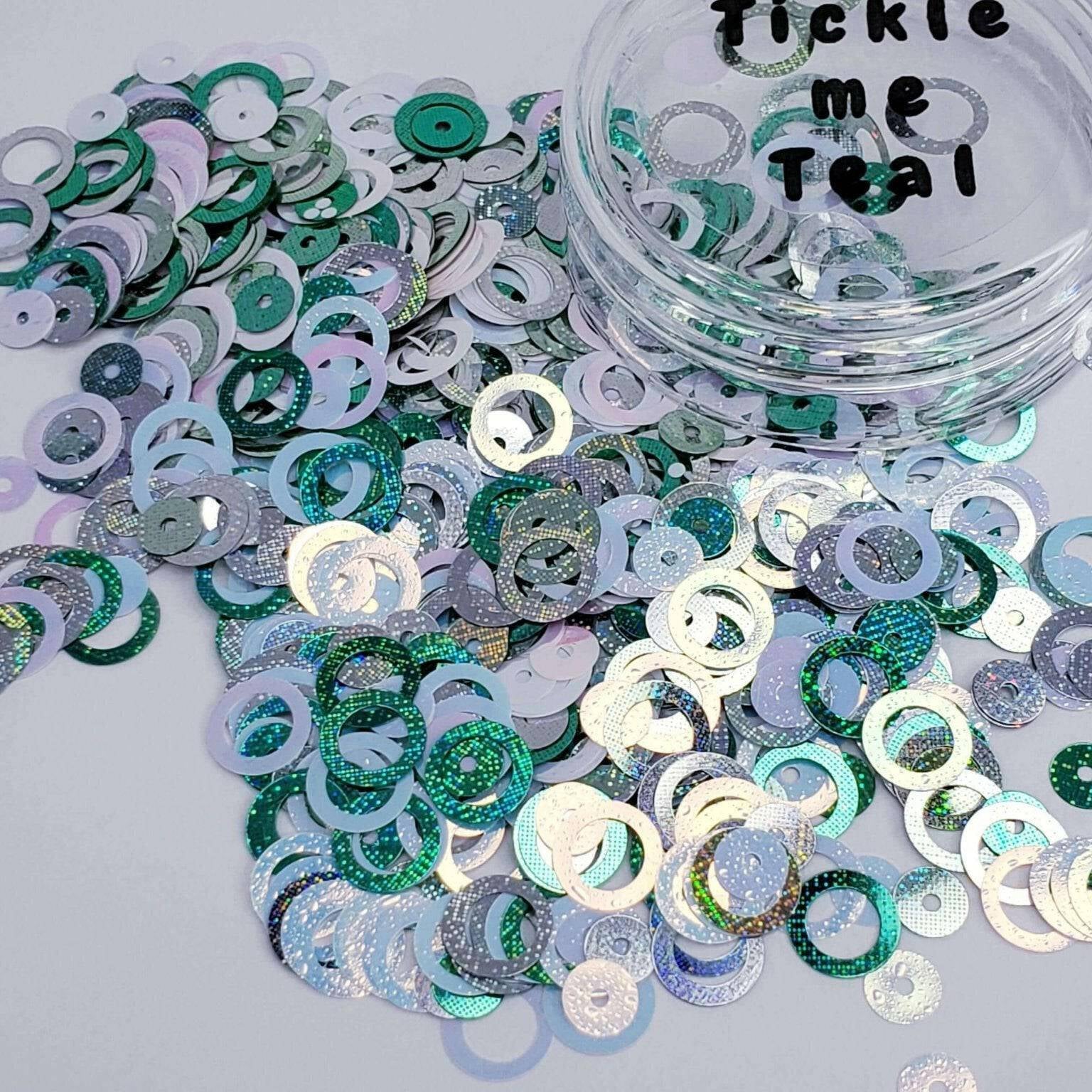 Tickle Me Teal, Glitter (151) - thePINKchair.ca - Glitter - thePINKchair nail studio