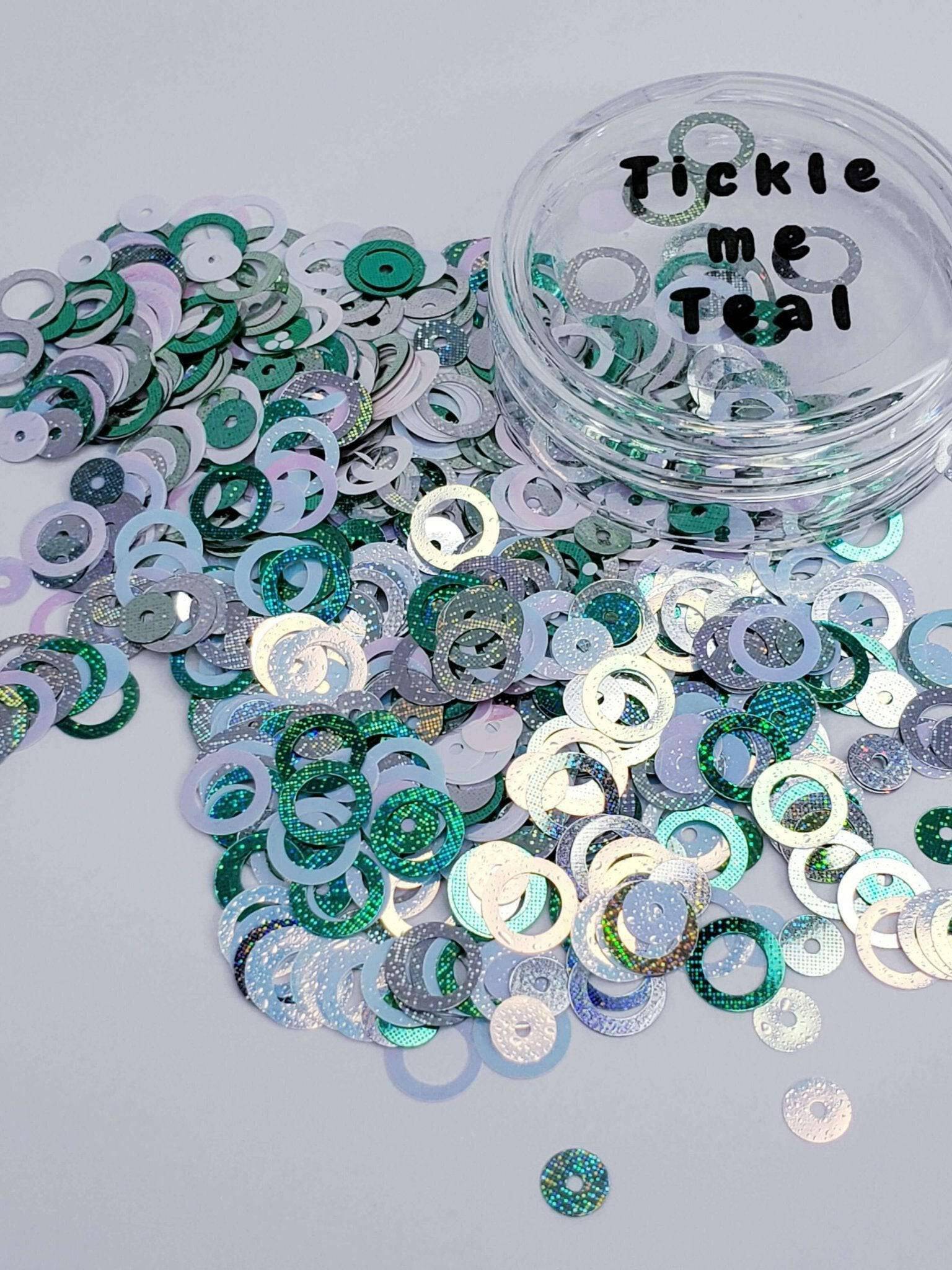 Tickle Me Teal, Glitter (151) - thePINKchair.ca - Glitter - thePINKchair nail studio