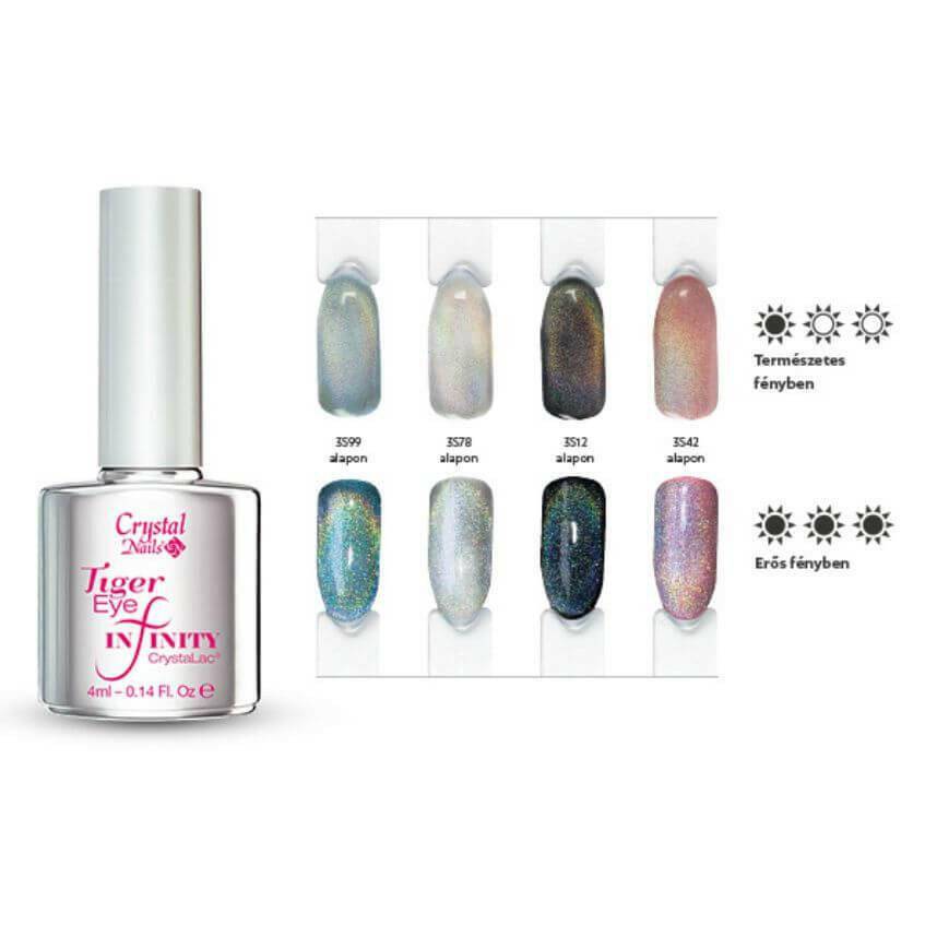 Tiger Eye Infinity 10 (HOLO) Magnetic Gel Polish - thePINKchair.ca - Gel Polish - Crystal Nails/Elite Cosmetix USA