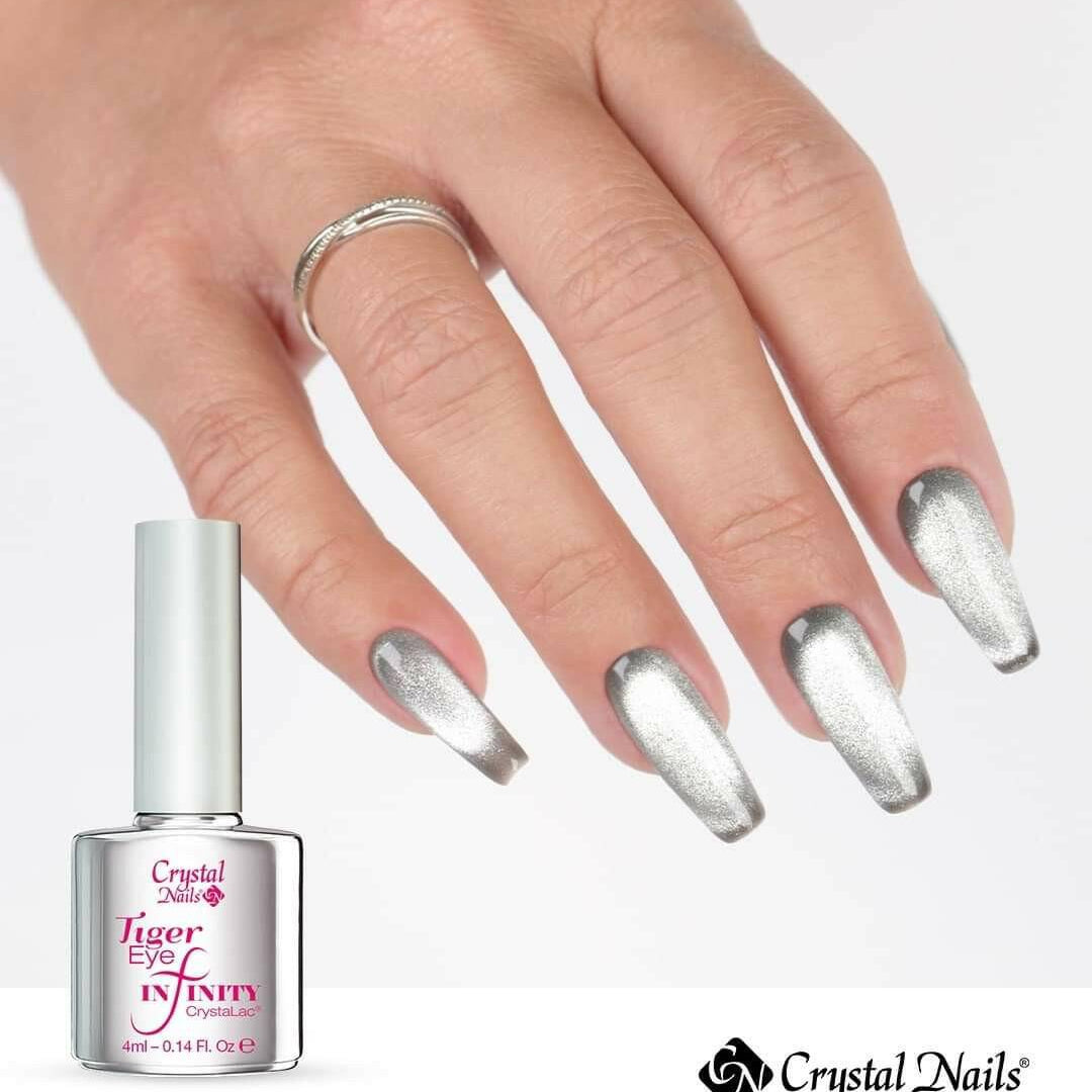 Tiger Eye Infinity 9 (SILVER) Magnetic Gel Polish - thePINKchair.ca - Gel Polish - Crystal Nails/Elite Cosmetix USA