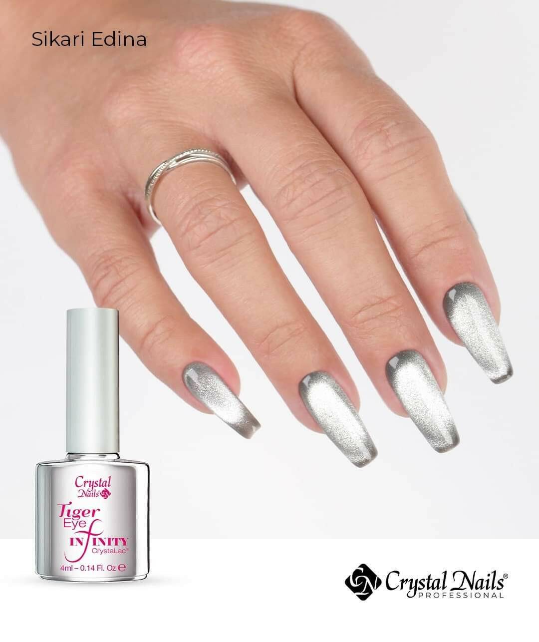Tiger Eye Infinity 9 (SILVER) Magnetic Gel Polish - thePINKchair.ca - Gel Polish - Crystal Nails/Elite Cosmetix USA