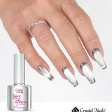 Tiger Eye Infinity #9 (SILVER) Magnetic Gel Polish by Crystal Nails