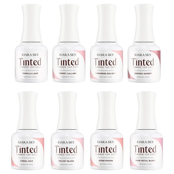 Tinted Rubber Top Coat Collection - thePINKchair.ca - Builder Gel - Kiara Sky