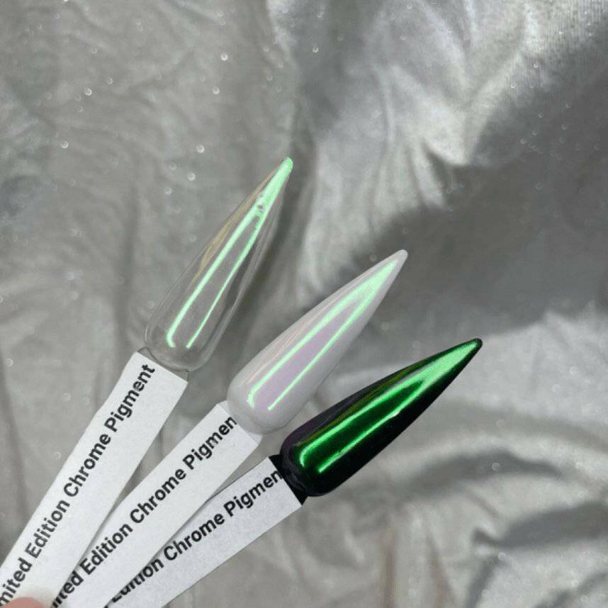 Told You So, Chrome Pigment by thePINKchair - thePINKchair.ca - Nail Art - thePINKchair nail studio