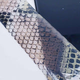 Transparent Snake Skin Transfer Foil - thePINKchair.ca - Nail Art - thePINKchair nail studio